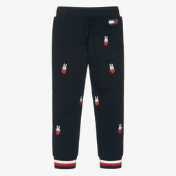 Tommy Hilfiger-جوغرز قطن جيرسي لون كحلي | Childrensalon Outlet