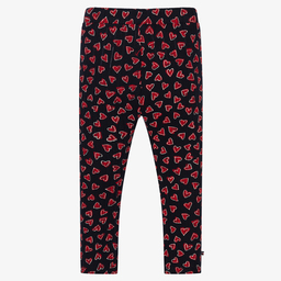 Tommy Hilfiger-Синие легинсы с красными сердечками для малышей | Childrensalon Outlet
