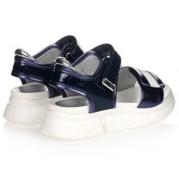 Tommy Hilfiger-Blue Velcro Sandals | Childrensalon Outlet
