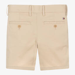 Tommy Hilfiger-Бежевые хлопковые шорты чинос для мальчиков | Childrensalon Outlet