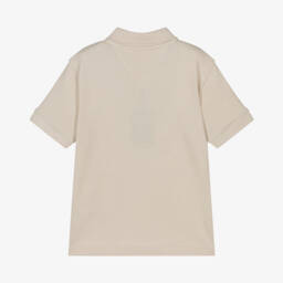 Tommy Hilfiger-Бежевая рубашка поло для мальчиков | Childrensalon Outlet