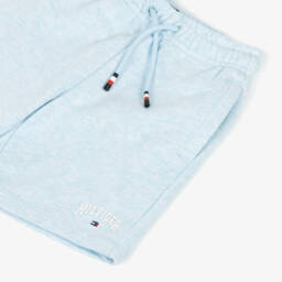 Tommy Hilfiger-Boys Blue Athletic Logo Shorts | Childrensalon Outlet