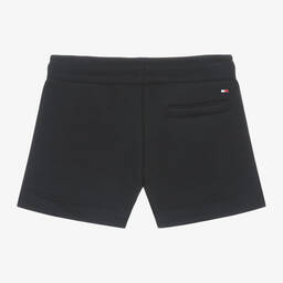 Tommy Hilfiger-Boys Blue Cotton Striped Tape Shorts | Childrensalon Outlet