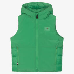 Tommy Hilfiger-جيليه مبطن لون أخضر للأولاد | Childrensalon Outlet