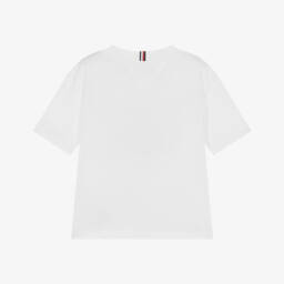 Tommy Hilfiger-Boys Bright White Cotton Tee | Childrensalon Outlet