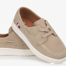 Tommy Hilfiger-Boys Classic Beige Boat Loafers | Childrensalon Outlet