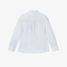 Tommy Hilfiger-قميص كلاسيكي مخطط باللون الأزرق للأولاد | Childrensalon Outlet