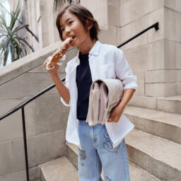 Tommy Hilfiger-Классическая белая рубашка с длинным рукавом для мальчиков | Childrensalon Outlet