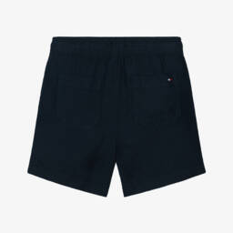 Tommy Hilfiger-Boys Classic Navy Drawstring Shorts | Childrensalon Outlet