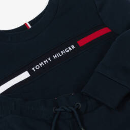 Tommy Hilfiger-Boys Cozy Blue Cotton Ensemble | Childrensalon Outlet