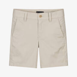 Tommy Hilfiger-Boys Creamy Cotton Waistband Shorts | Childrensalon Outlet