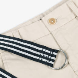 Tommy Hilfiger-Boys Creamy Cotton Waistband Shorts | Childrensalon Outlet