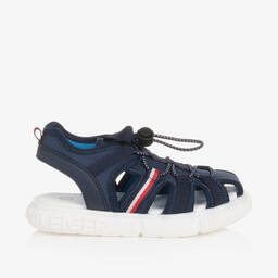Tommy Hilfiger-Boys Dark Blue Sandals | Childrensalon Outlet