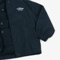 Tommy Hilfiger-Boys Dual-Layer Navy Jacket | Childrensalon Outlet