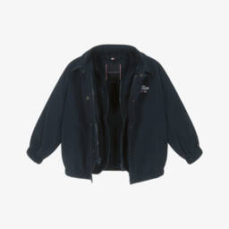 Tommy Hilfiger-Boys Dual-Layer Navy Jacket | Childrensalon Outlet