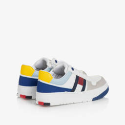 Tommy Hilfiger-Элегантные белые кеды из искусственной кожи для мальчиков | Childrensalon Outlet