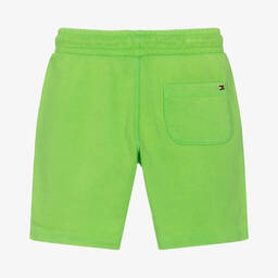 Tommy Hilfiger-شورت قطن جيرسي لون أخضر للأولاد | Childrensalon Outlet