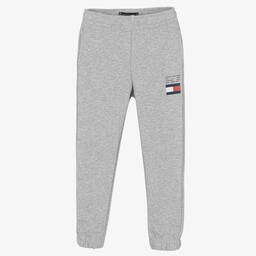 Tommy Hilfiger-Серые хлопковые джоггеры | Childrensalon Outlet