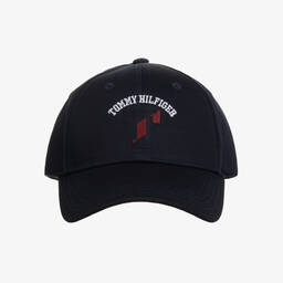 Tommy Hilfiger-كاب فارسيتي قطن تويل لون كحلي للأولاد | Childrensalon Outlet