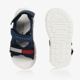Tommy Hilfiger-Синие сандалии на липучке для мальчиков | Childrensalon Outlet