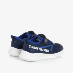Tommy Hilfiger-Boys Navy Secure-Fit Sneakers | Childrensalon Outlet