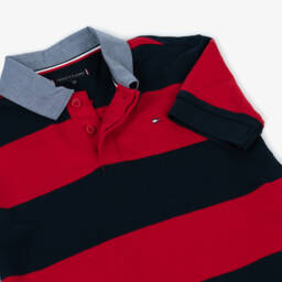Tommy Hilfiger-Boys Scarlet Banded Polo Top | Childrensalon Outlet