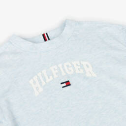 Tommy Hilfiger-Футболка с коротким рукавом небесного цвета для мальчиков | Childrensalon Outlet