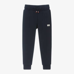 Tommy Hilfiger-Boys Soft Blue Cotton Trousers | Childrensalon Outlet