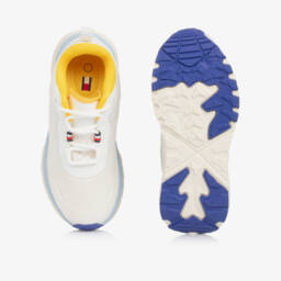 Tommy Hilfiger-Boys Sporty Knit Footwear in White | Childrensalon Outlet