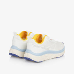 Tommy Hilfiger-Boys Sporty Knit Footwear in White | Childrensalon Outlet
