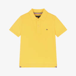 Tommy Hilfiger-Рубашка поло из хлопка для мальчиков Солнечный | Childrensalon Outlet
