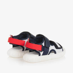 Tommy Hilfiger-Boys White & Blue Flag Sandals | Childrensalon Outlet