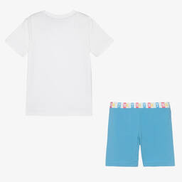 Tommy Hilfiger-Бело-голубая пижама для мальчиков | Childrensalon Outlet