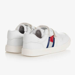 Tommy Hilfiger-ترينرز جلد صناعي لون أبيض للأولاد | Childrensalon Outlet
