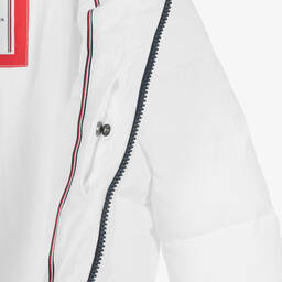 Tommy Hilfiger-Boys White Puffer Jacket | Childrensalon Outlet