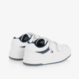 Tommy Hilfiger-Белые кроссовки из искусственной кожи на липучках | Childrensalon Outlet