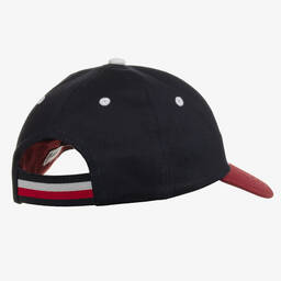 Tommy Hilfiger-كاب قطن تويل بألوان بلوك | Childrensalon Outlet