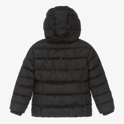 Tommy Hilfiger-Girls Black Down Padded Puffer Jacket | Childrensalon Outlet
