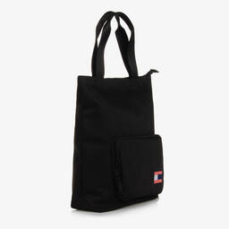 Tommy Hilfiger-Girls Black Flag Tote Bag (36cm) | Childrensalon Outlet
