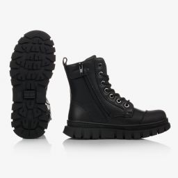 Tommy Hilfiger-Черные ботинки на шнуровке для девочек | Childrensalon Outlet