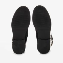 Tommy Hilfiger-Черные кожаные сапоги для девочек | Childrensalon Outlet