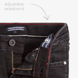 Tommy Hilfiger-Girls Black Skinny Fit Jeans | Childrensalon Outlet