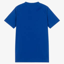 Tommy Hilfiger-فستان قطن جيرسي لون أزرق | Childrensalon Outlet