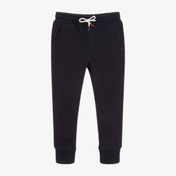 Tommy Hilfiger-Girls Blue Cotton Joggers | Childrensalon Outlet