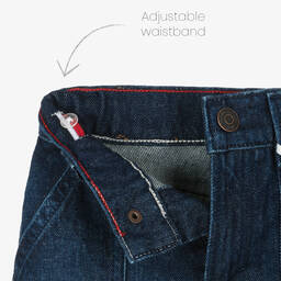 Tommy Hilfiger-Girls Blue Denim Straight Fit Jeans | Childrensalon Outlet