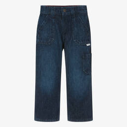 Tommy Hilfiger-Girls Blue Denim Straight Fit Jeans | Childrensalon Outlet