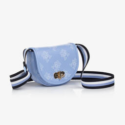 Tommy Hilfiger-حقيبة جلد صناعي لون أزرق للبنات (16 سم) | Childrensalon Outlet