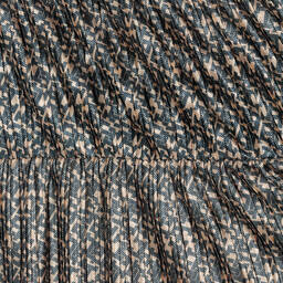 Tommy Hilfiger-Girls Blue & Gold Monogram Logo Dress | Childrensalon Outlet