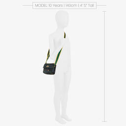 Tommy Hilfiger-Сине-зеленая сумка в клетку с монограммой (17см) | Childrensalon Outlet