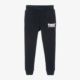 Tommy Hilfiger-Girls Blue Logo Joggers | Childrensalon Outlet